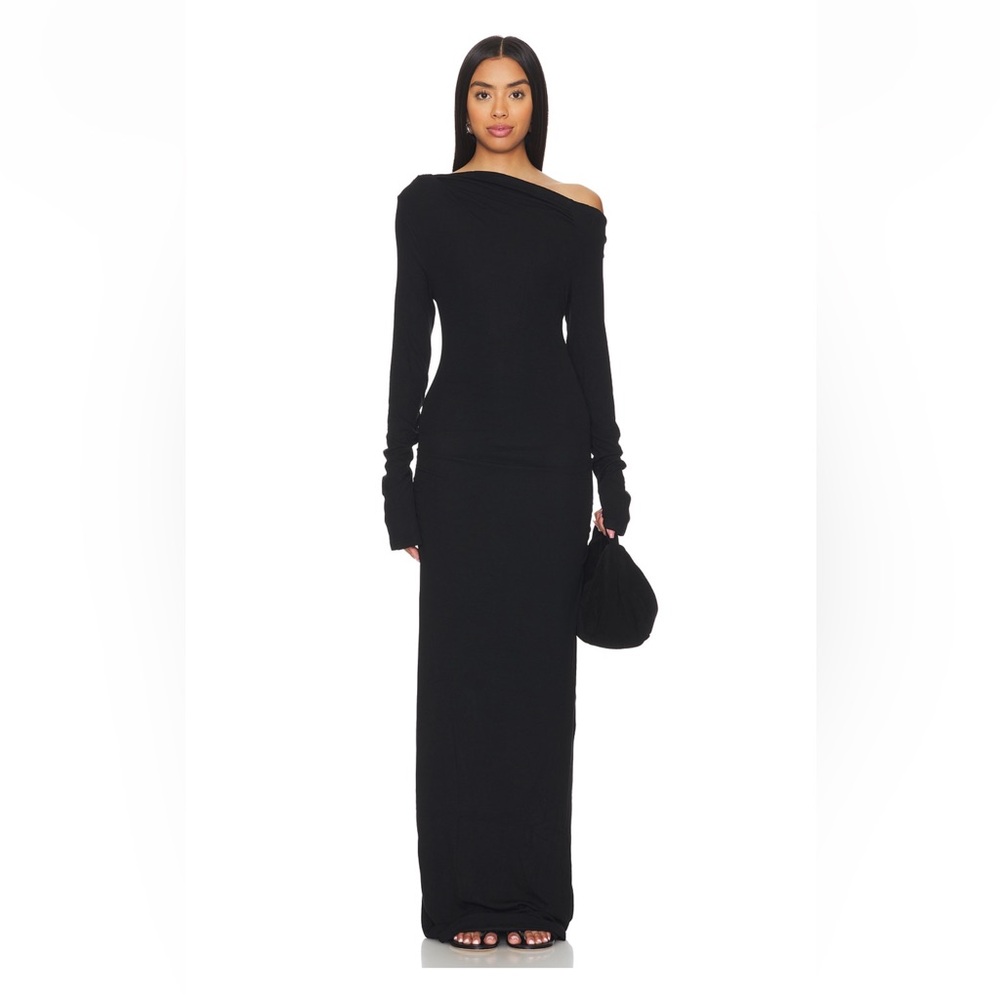 SNDYS Reyna Maxi Dress in Black